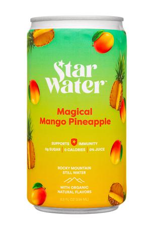 Star Water: StarWater-8oz-2022-MTNWTR-MagicalMangoPineapple-Front
