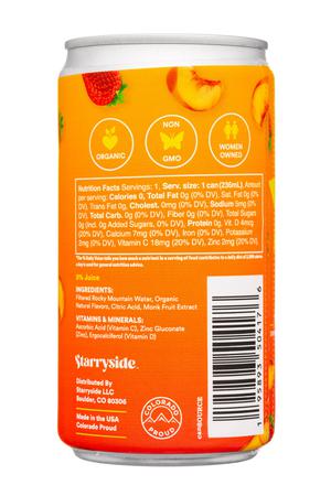 Star Water: StarWater-8oz-2022-MTNWTR-BeachyPeachStrawb-Facts