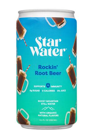 Star Water: StarWater-8oz-2022-MTNWTR-RockinRootBeer-Front