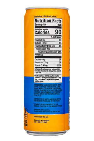 Starbucks Baya Energy: Starbucks-12oz-2022-BayaEnergy-MangoGuava-Facts