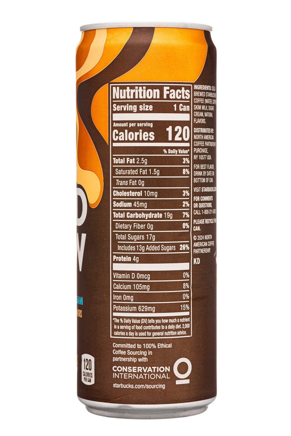 Starbucks Cold Brew Coffee: Starbucks-11oz-2024-ColdBrew-VanillaSweetCream-Facts