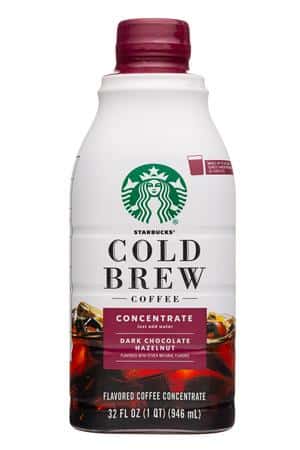 Starbucks Cold Brew Coffee: Starbucks-32oz-2024-CBConcentrate-DarkChocHazel-Front