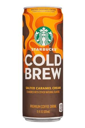 Starbucks Cold Brew Coffee: Starbucks-11oz-2024-ColdBrew-SaltedCaramelCream-Front