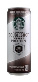 Starbuck Double Shot Coffee & Protein: Starbucks DarkChoco Front