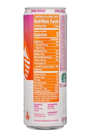 Starbucks Iced Coffee: Starbucks-12oz-2025-IcedEnergy-TropicalPeach-Facts