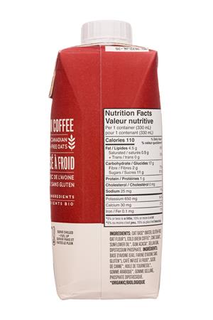 Station Cold Brew Coffee Co: Station-330ml-2020-OatColdBrew-Classic-Facts