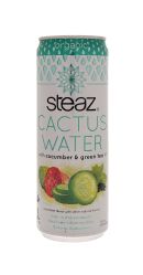 Steaz Cactus Water: Steaz CucuGreen Front