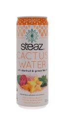 Steaz Cactus Water: Steaz StarGreen Front