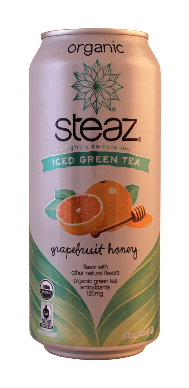 Steaz Organic Iced Teaz: Steaz Grapefruit Front