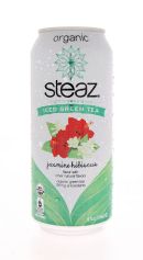 Steaz Organic Iced Teaz: Steaz JasmineHib Front