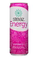 Steaz Energy: Steaz-12oz-Energy-Yumberry-Front