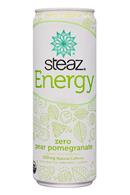 Steaz Energy: Steaz-12oz-Energy-Zero-PearPom-Front