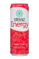 Steaz Energy: Steaz-12oz-Energy-SuperFruit-Front