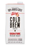Steep 18 Cold Brew: Steep18-ColdBrew-32oz-SignatureMediumRoast-Front