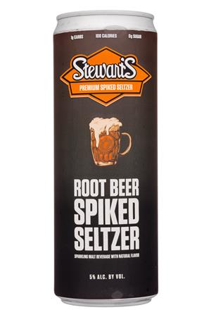 Stewart's Fountain Classics: Stewarts-12oz-2021-SpikedSeltzer-RootBeer