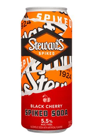 Stewart's Fountain Classics: Stewarts-16oz-2022-SpikedSoda-BlackCherry