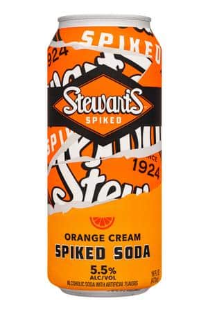 Stewart's Fountain Classics: Stewarts-16oz-2022-SpikedSoda-OrangeCream