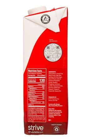 Strive FreeMilk: StriveFreeMilk-32oz-2023-AnimalFreeMilk-Whole-Facts