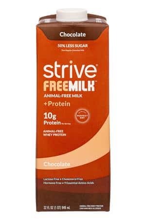 Strive FreeMilk: StriveFreeMilk-32oz-2023-AnimalFreeMilk-Choc-Front
