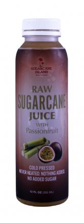 Raw Sugarcane Juice with Passionfruit