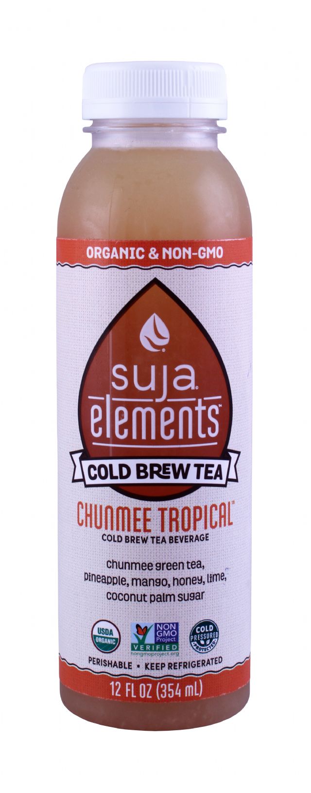 Suja Elements Cold Brew Tea: Suja ChunmeeTropical Front