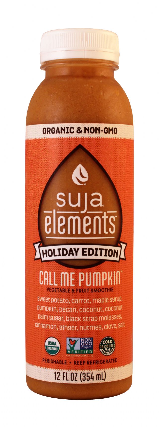 Suja Elements Holiday Edition: Suja CallMePumpkin Front