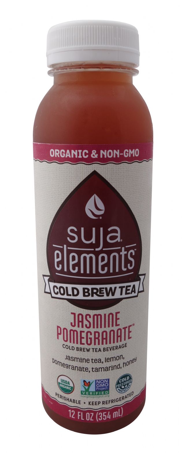 Suja Elements Cold Brew Tea: SujaElementsColdBrewTea-JasminePom-Front