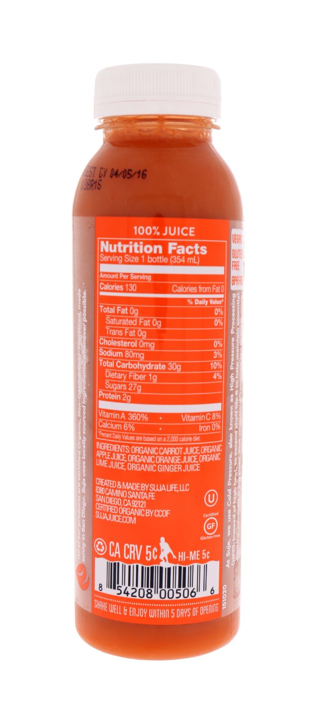 Suja Essentials: Suja Carrot Facts