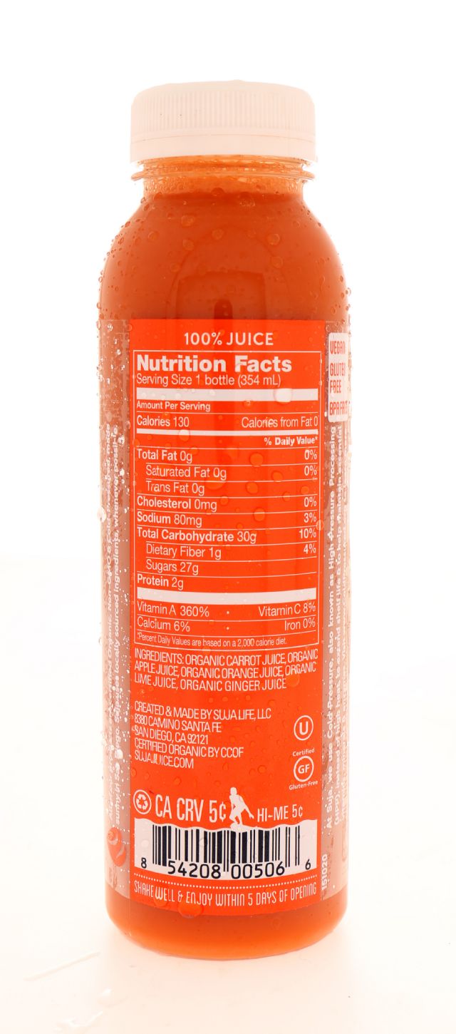 Suja Essentials: Suja CarrotCrush Facts