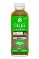 Suja Kombucha: Suja-15oz-Kombucha-Green-Front