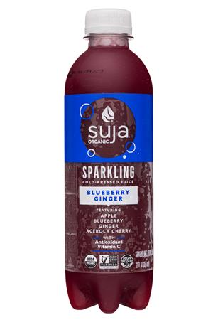 Suja Organic Elevated Nutrients: Suja-12oz-2020-SparklingJuice-BluebGing-Front