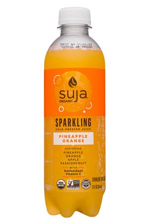 Suja Organic Elevated Nutrients: Suja-12oz-2020-SparklingJuice-PineOrange-Front
