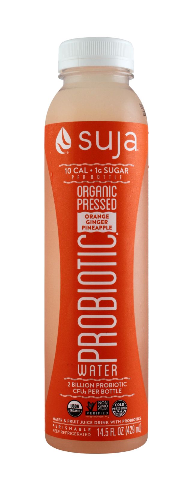 Suja Probiotic Water: Suja OrangGingPine Front