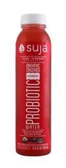 Suja Probiotic Water: Suja Rasp Front