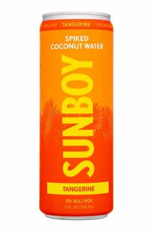 SUNBOY: Sunboy-12oz-2022-SpikedCocoWater-Tangerine
