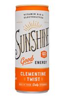 Sunshine Energy: Sunshine-8oz-GoodEnergy-ClementineTwist-Front