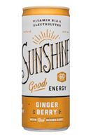 Sunshine Energy: Sunshine-8oz-GoodEnergy-GingerBerry-Front