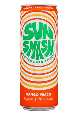 SunSmash Fruited Hard Seltzer: SunSmash-12oz-2021-HardSeltz-MangoPeach