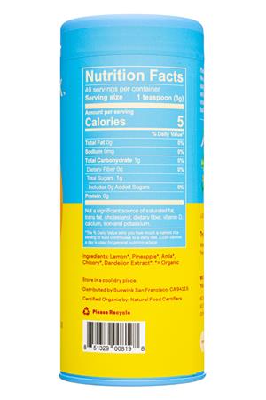 Sunwink: Sunwink-4oz-2021-PowderDrink-DigestionLemonade-Facts