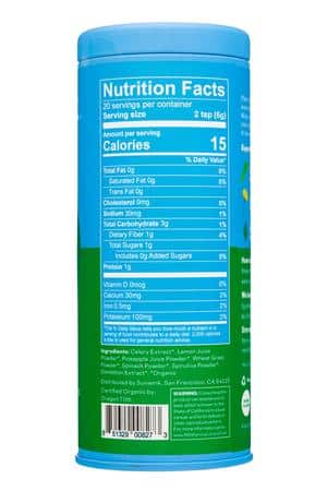 Sunwink: Sunwink-4oz-2023-SuperPowderMix-DetoxGreens-Facts