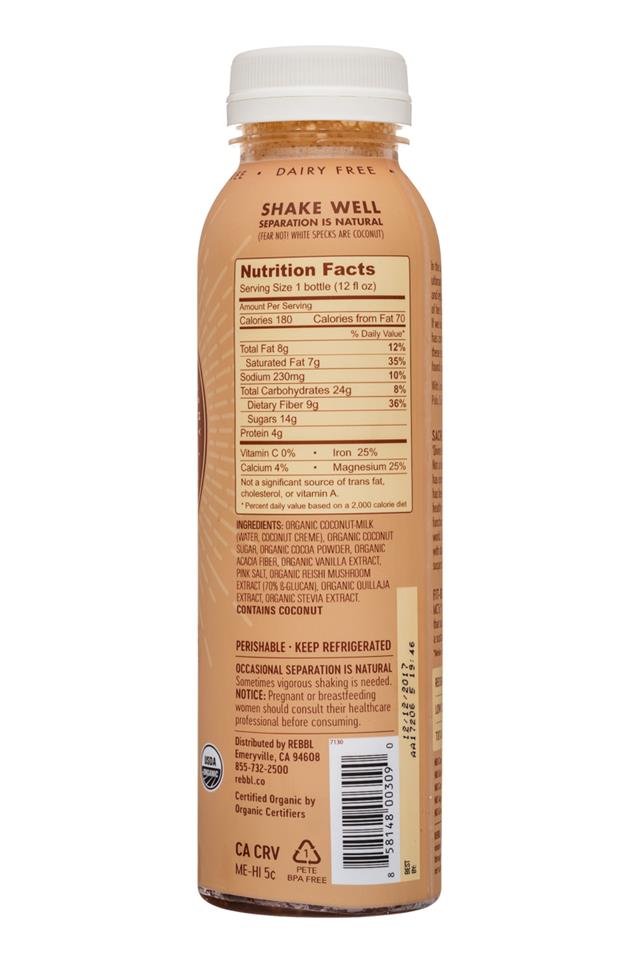 REBBL : Rebbl-12oz-ReishiChoc-Facts