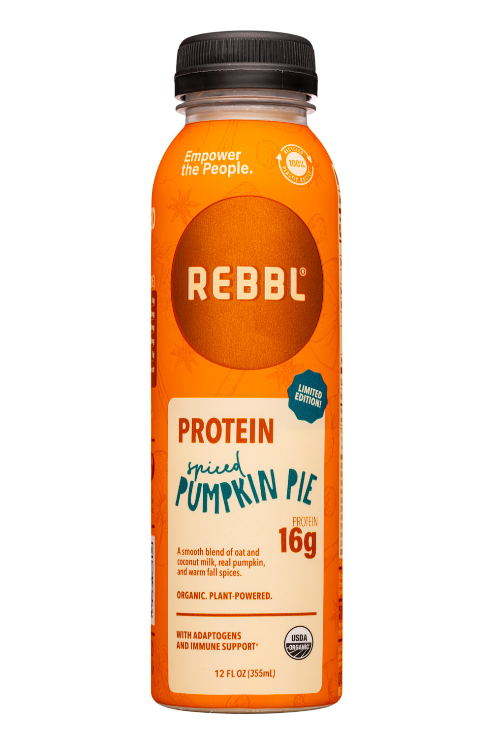 REBBL : Rebbl-12oz-2023-Protein-PumpPie-Front