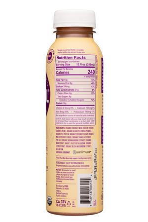 REBBL : Rebbl-12oz-2022-PlantProtein-DarkChoc-Facts
