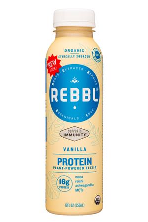 REBBL : Rebbl-12oz-2022-PlantProtein-Vanilla-Front