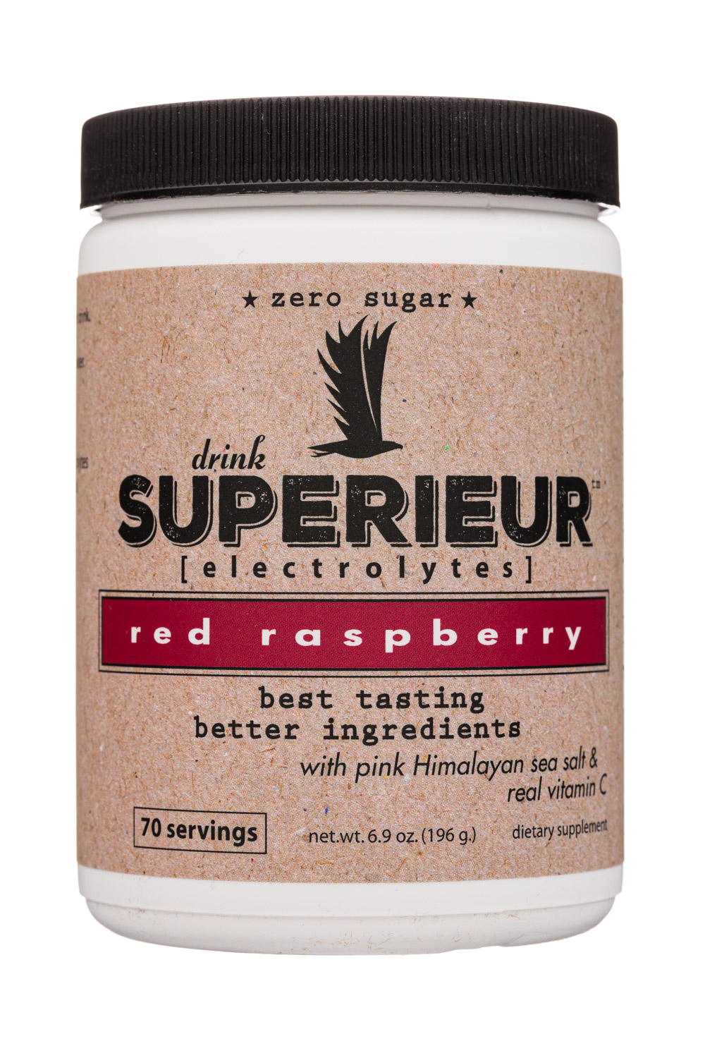 Superieur [Electrolytes]: Superieur-7oz-2020-RedRasp-Front