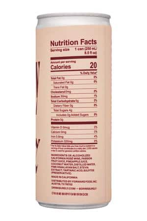 Surely: Surely-9oz-2022-NonAlc-Spritz-CocoPassion-Facts