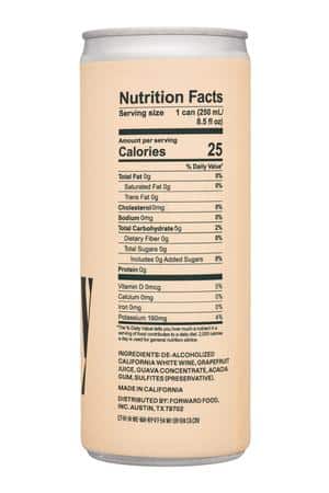 Surely: Surely-9oz-2022-NonAlc-Brut-Facts