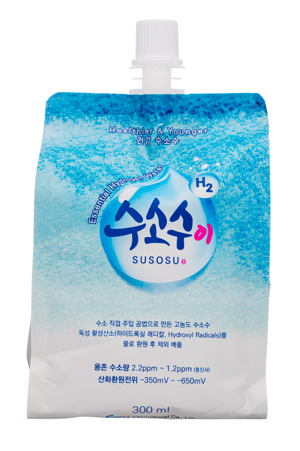 Susosu: Susosu-300ml-HydrogenWater-Front