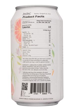 SUU KUU Hemp Tonics: SuuKuu-12oz-2020-HempTonic-NettleGrapeIron-Facts