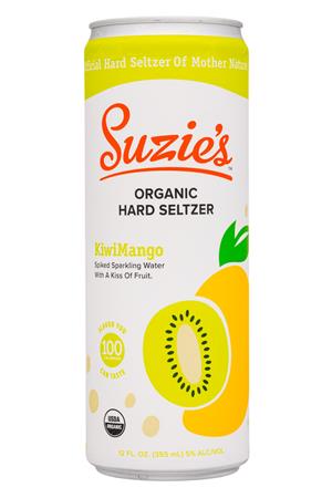 Suzie's Organic Hard Seltzer: Suzies-12oz-2020-HardSeltzer-KiwiMango